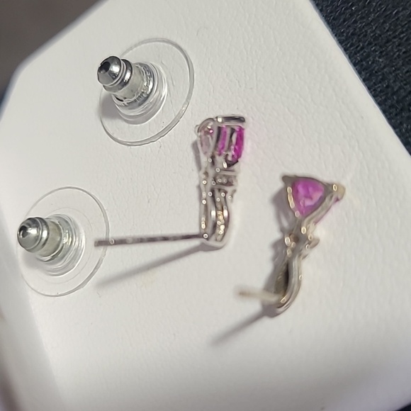 Fred Meyer Jewlers Pink Earrings - Picture 9 of 13